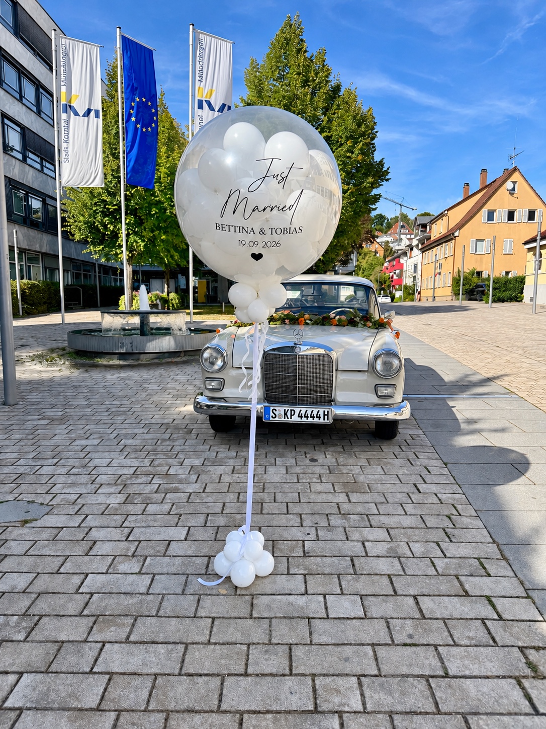 Standesamt Pop Up Ballon – Foto 1